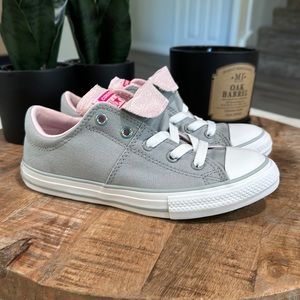 Converse Kids Grey Pink Size 2 Kids